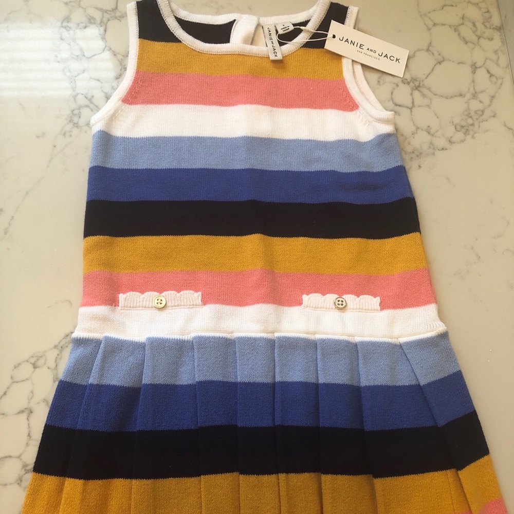Girls JANIE AND JACK Sweater Dress size  5 NWT